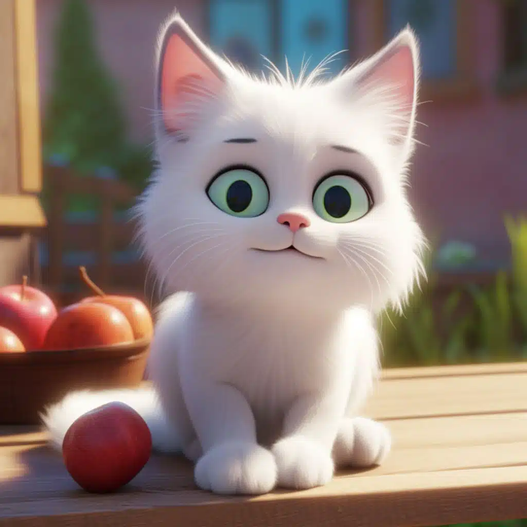 Lucy the Cat and the Fruit - Being smart