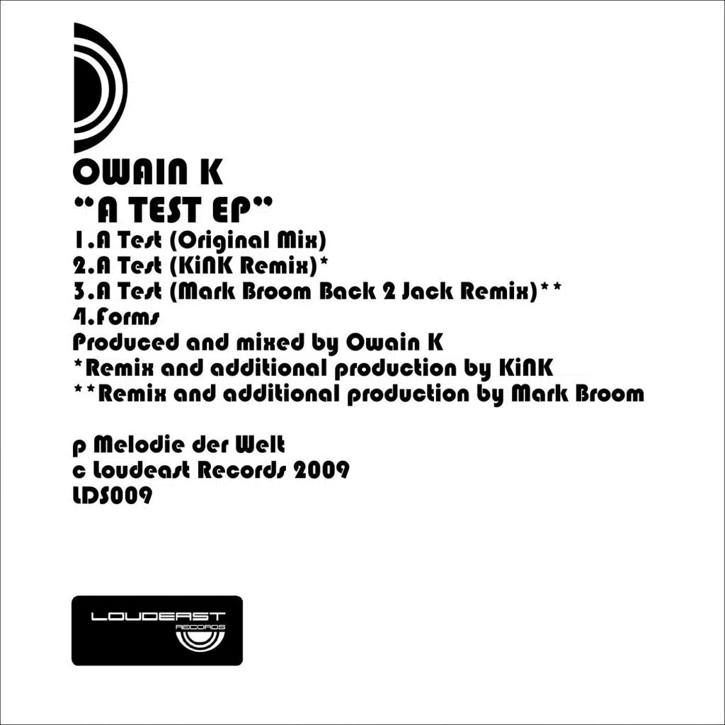 A Test (Mark Broom Back 2 Jack Remix)
