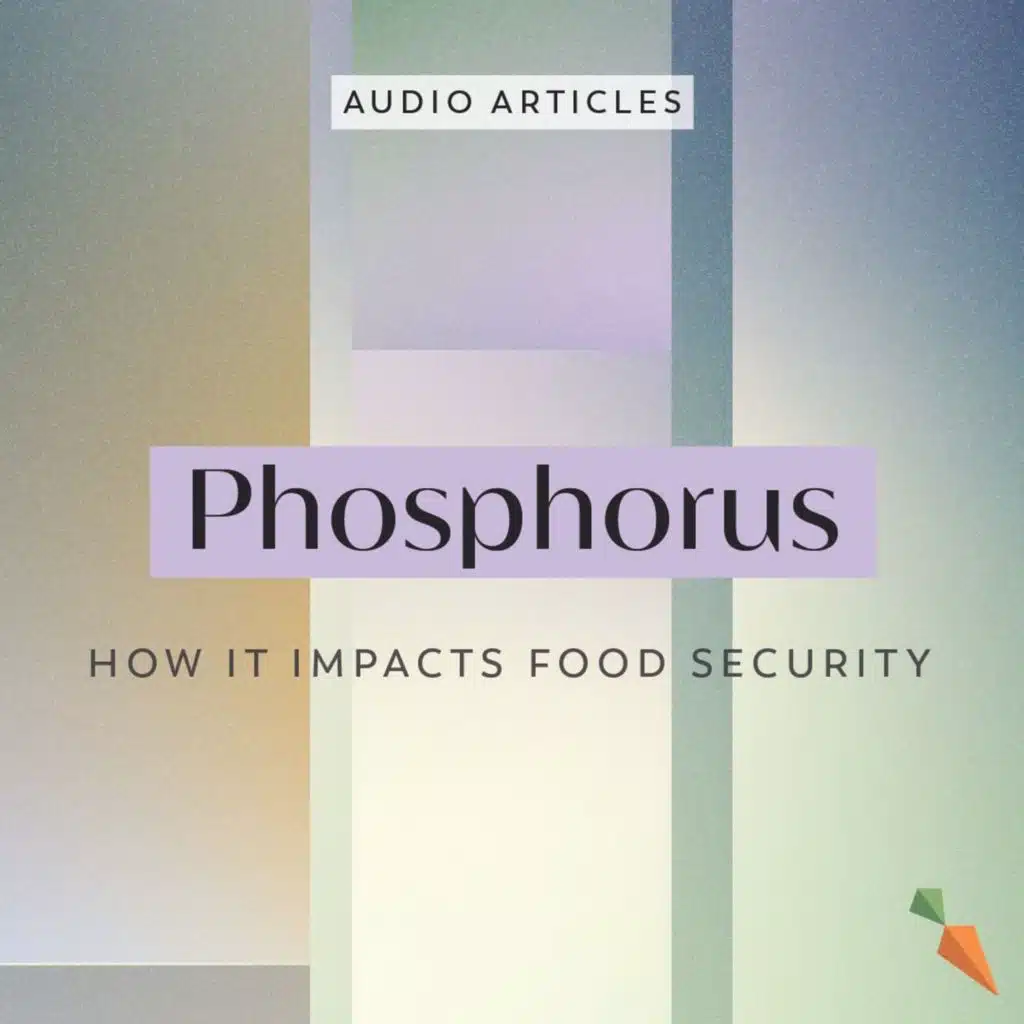 Phosphorus: How It Impacts Food Security | FoodUnfolded AudioArticle