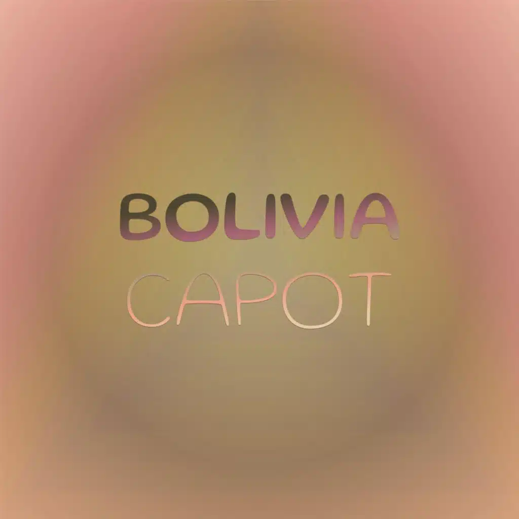 Bolivia Capot
