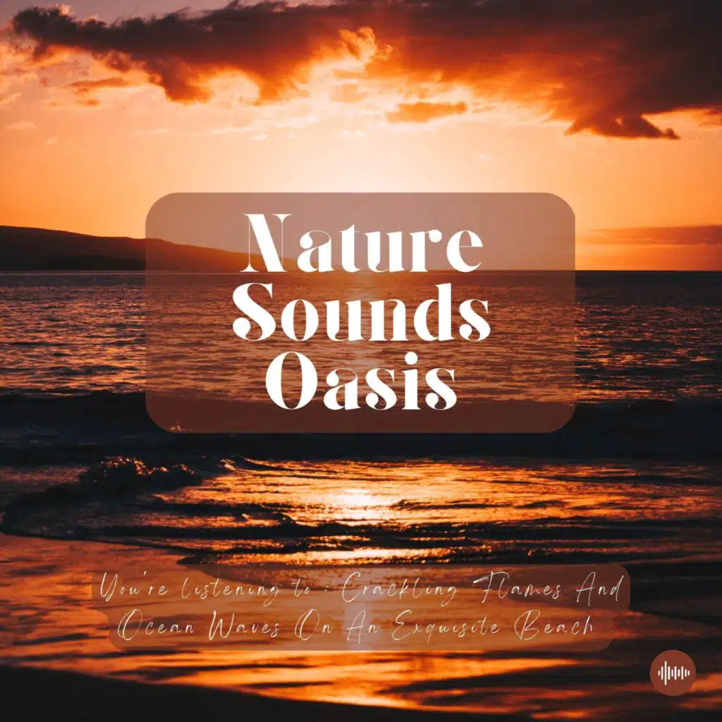 The Most Relaxing Bonfire Sounds By The Beach | Ocean Waves & Fire To Fully Relax | Nature Sounds For Sleep, Meditation, Relaxation Or Focus | Sleep S...