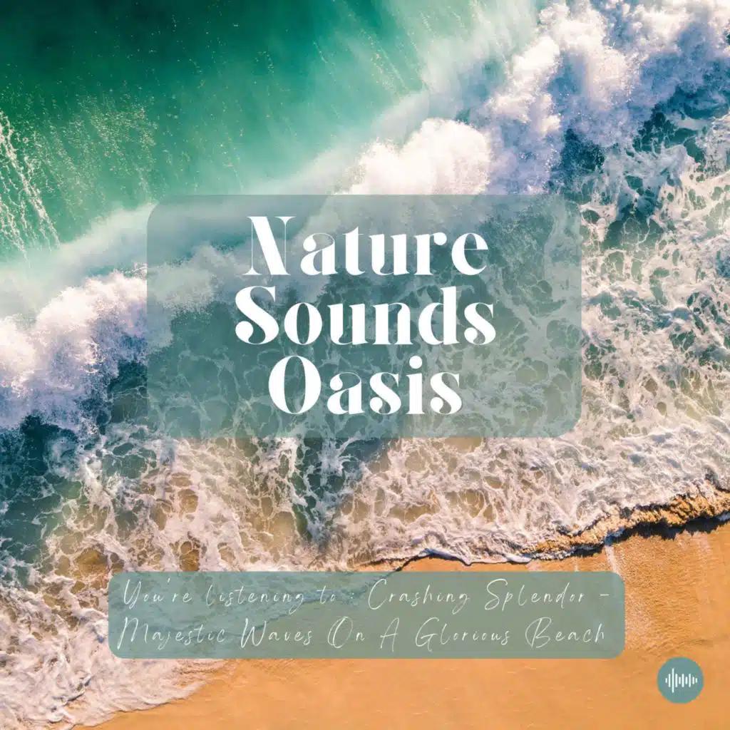 Majestic Ocean Waves Sounds & A Soothing Oceanic Breeze On An Idyllic Beach Day | Nature Sounds For Sleep, Meditation, Relaxation Or Focus | Sleep Sou...