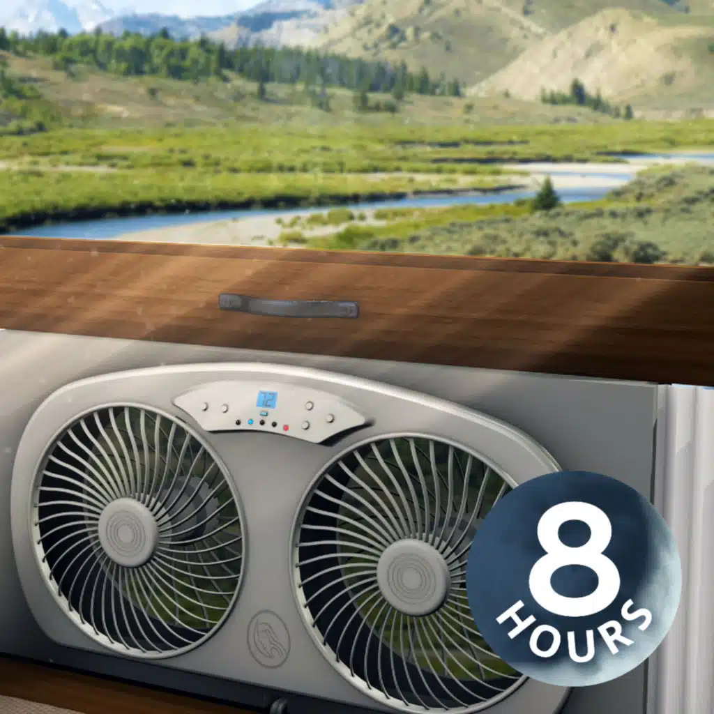 Soothing Fan White Noise Ambience | 8-Hour Sounds for Relaxation, Study, Sleep