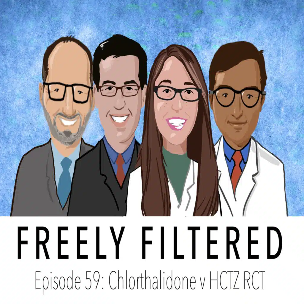 Freely Filtered 058: HCTZ v Chlorthalidone, The Diuretic Comparison Project