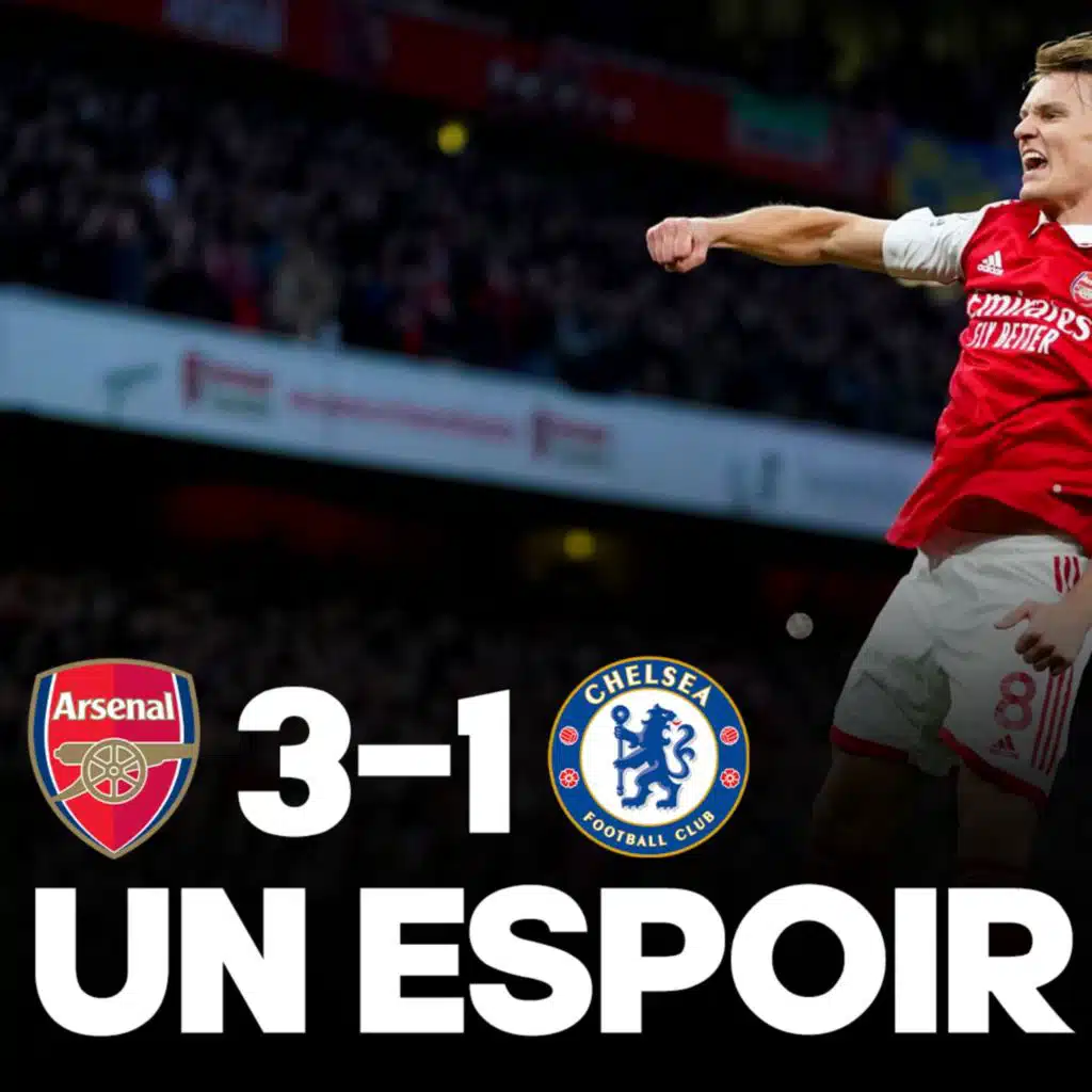 ⚽ UN ESPOIR ??? Arsenal bat Chelsea (3-1) et reprend la tête de PL, le résumé tactique…