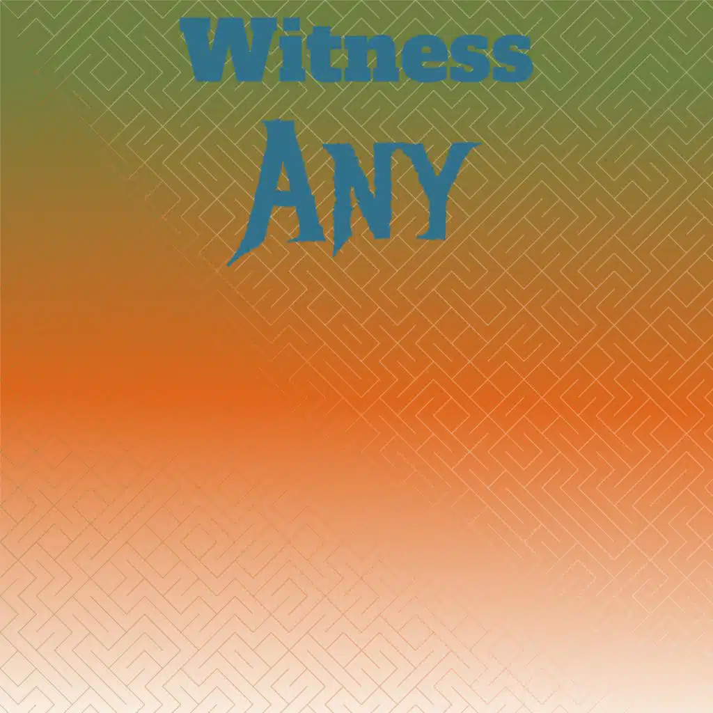 Witness Any
