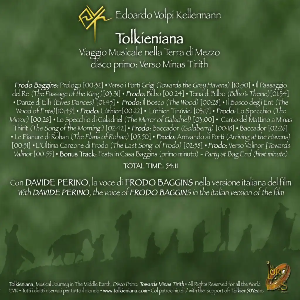 Tolkieniana - Musical Journey in the Middle Earth (Versione estesa 2023 con nuova traccia bonus)