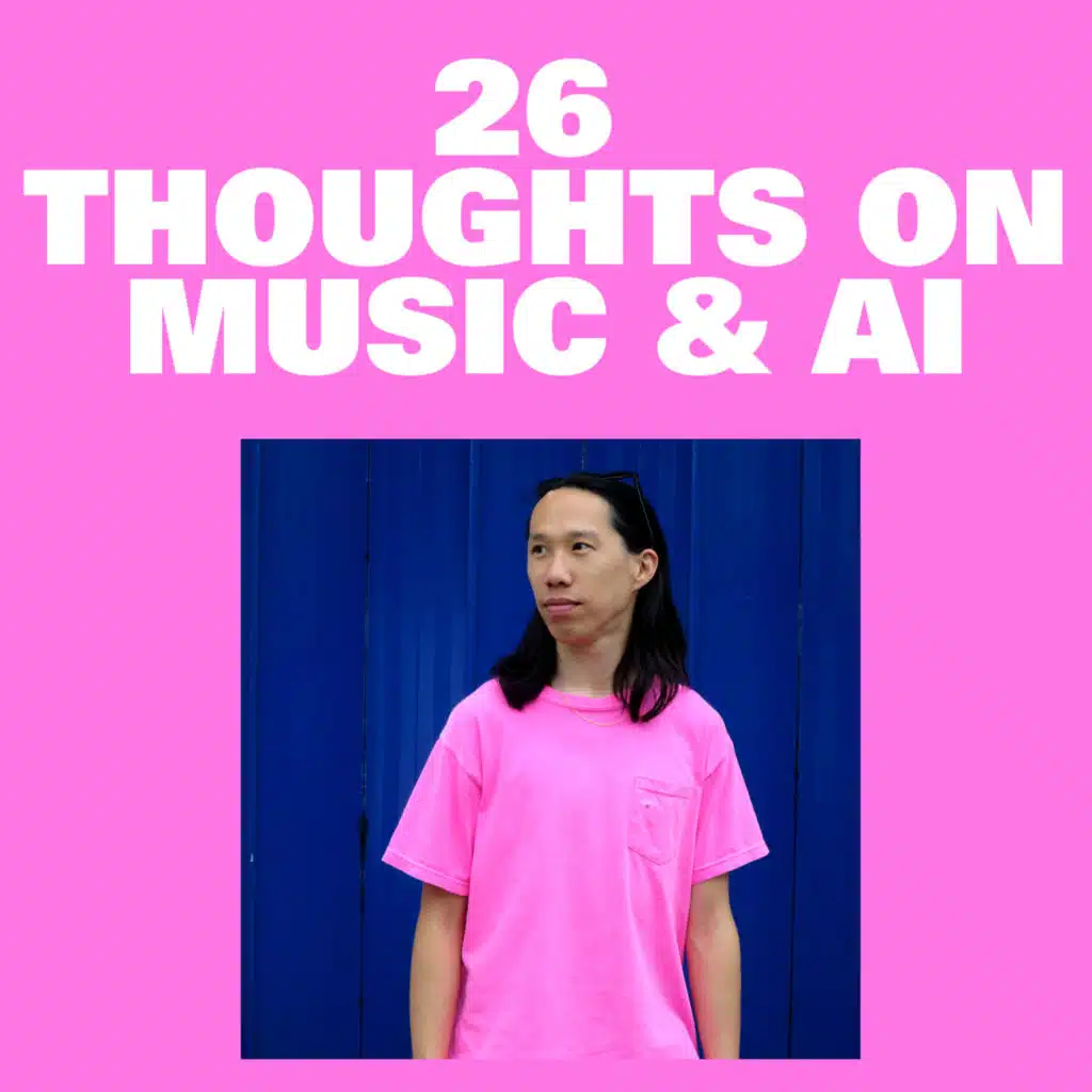 26 Thoughts on AI & Music