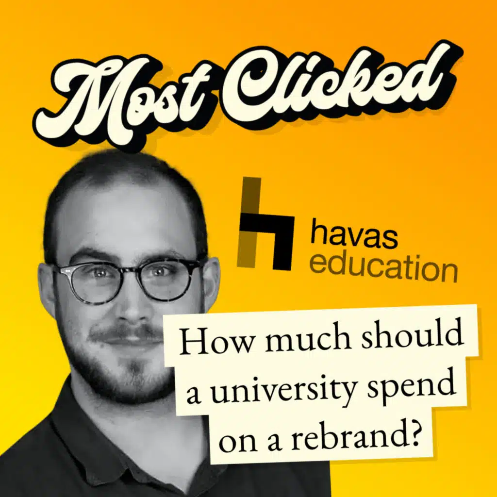 How much should a university spend on a re-brand?