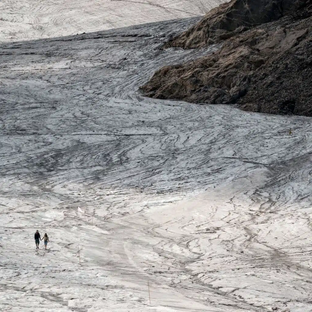 Fonte des glaciers en Suisse: le photographe Fabrice Coffrini récompensé