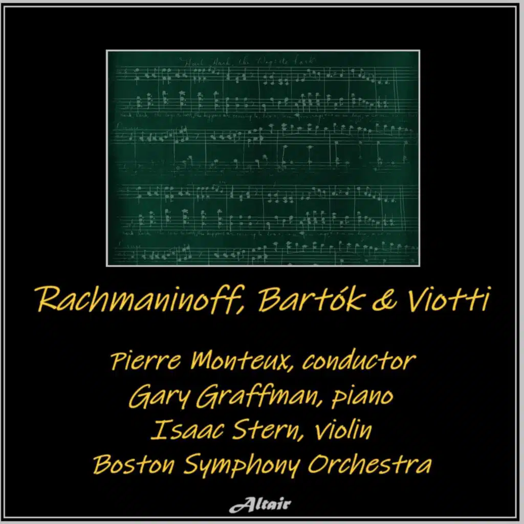 Rachmaninoff, Bartók & Viotti (Live)