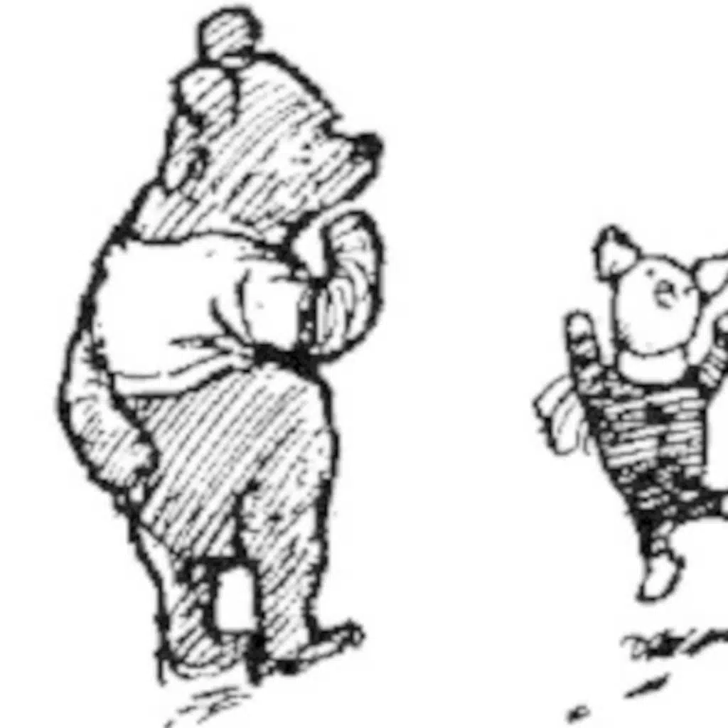 Winnie the Pooh and the Tracks