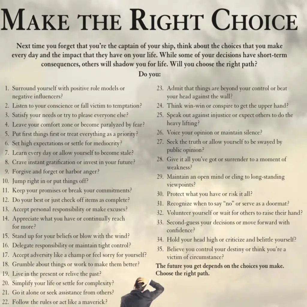 Make the Right Choice 