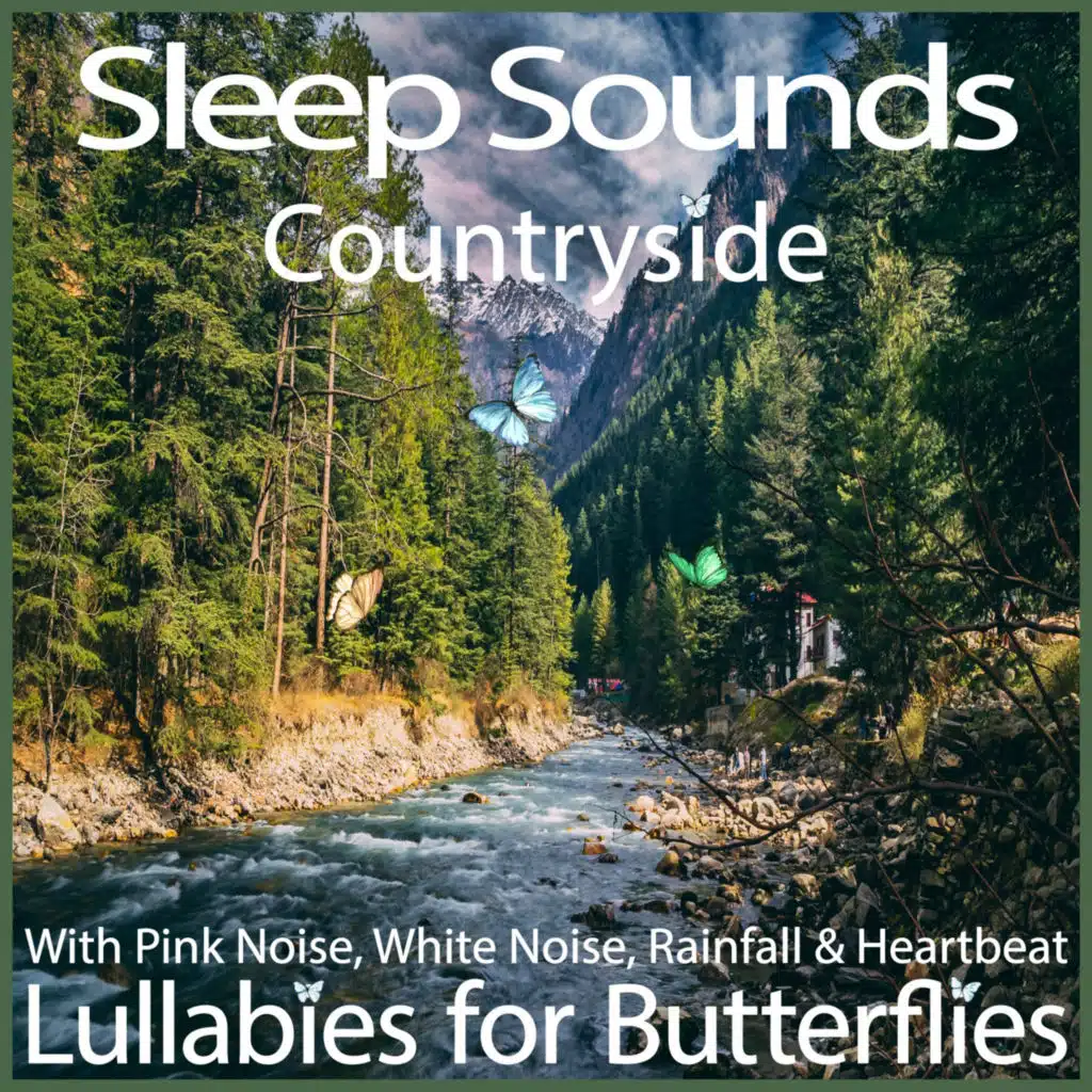 Sleep Sounds - Countryside with Pink Noise, White Noise, Rainfall & Heartbeat