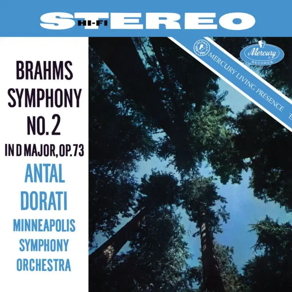 Brahms: Symphony No. 2 (Antal Doráti / Minnesota Orchestra — Mercury Masters: Stereo, Vol. 10)