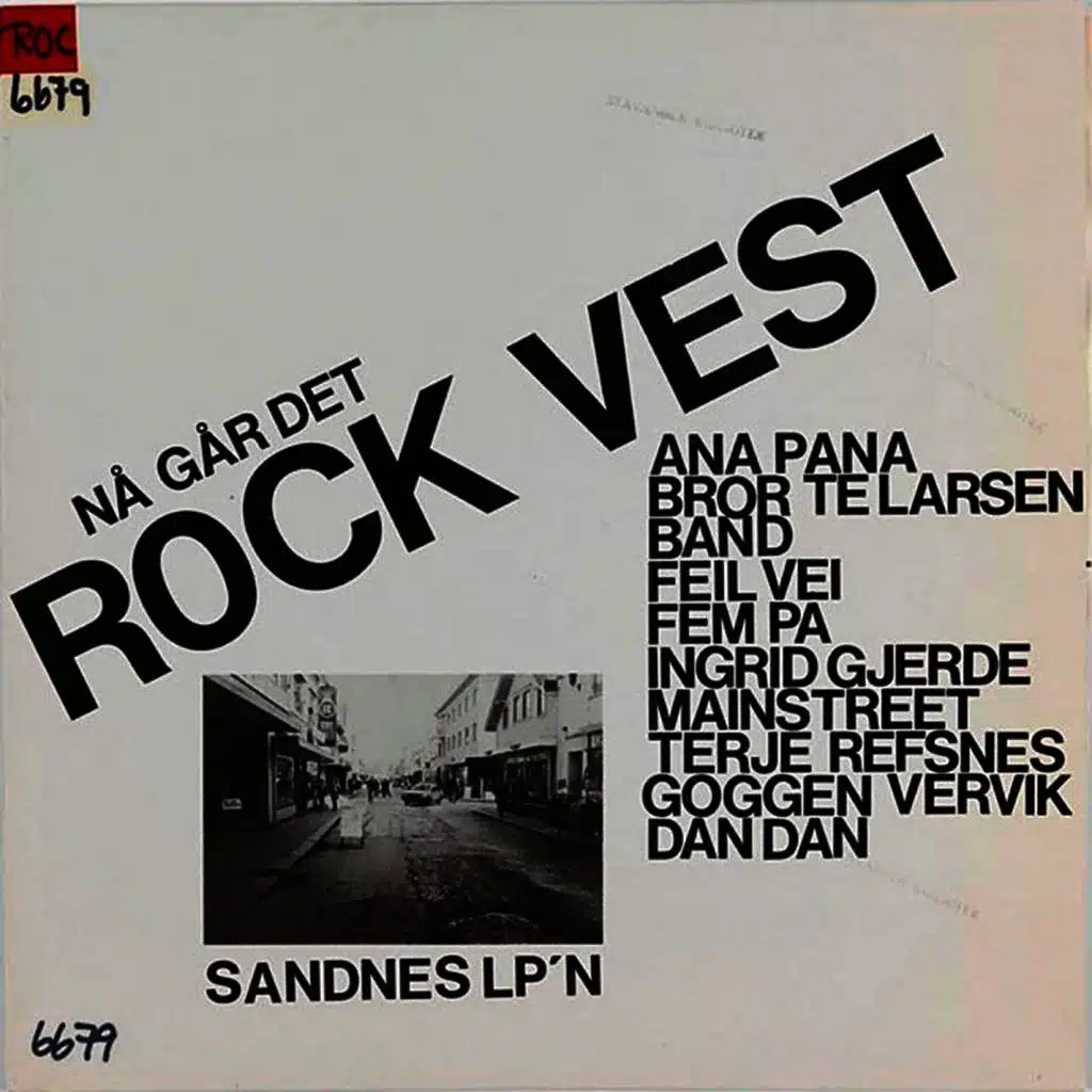 Sandnes LP'n Nå Går Det Rock Vest