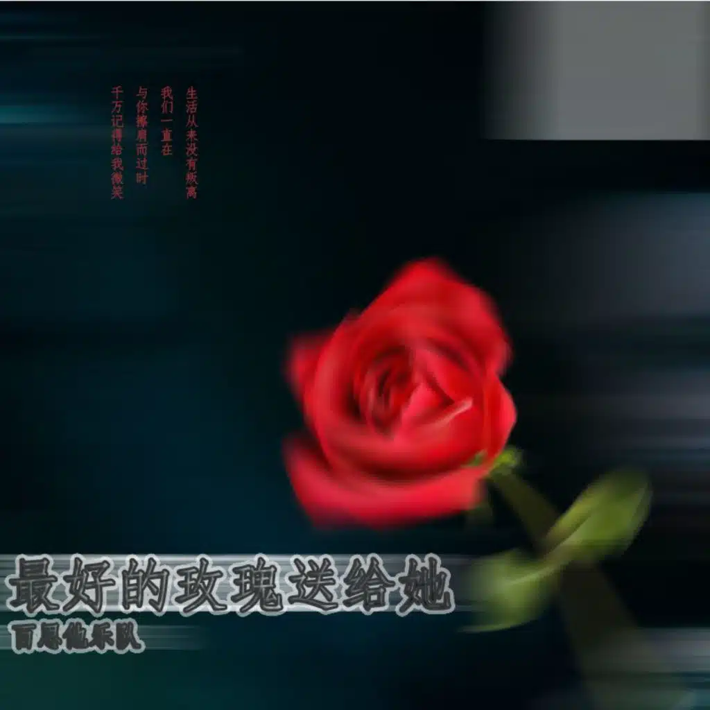 最好的玫瑰送给她