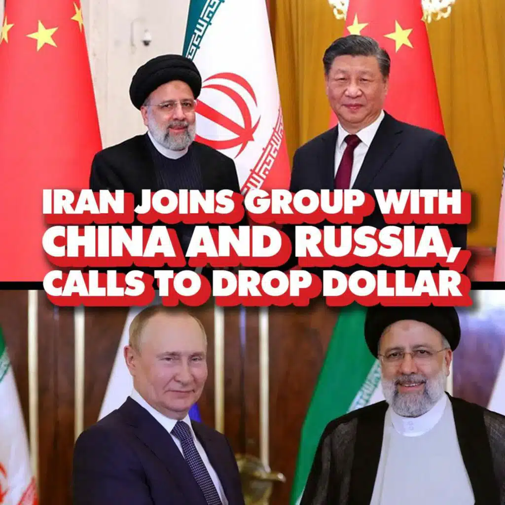 Iran joins group with China & Russia, calls to drop US dollar in trade