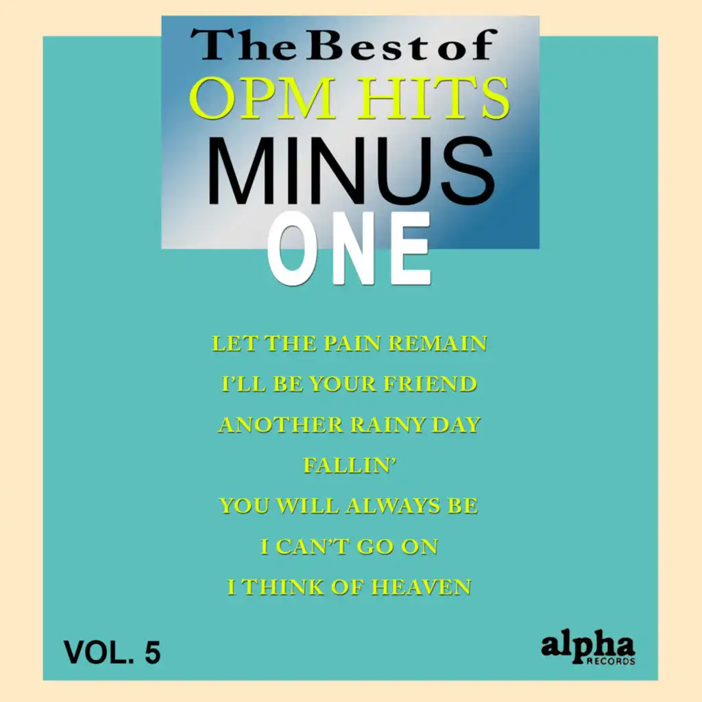 The Best of OPM Hits Minus One, Vol. 5