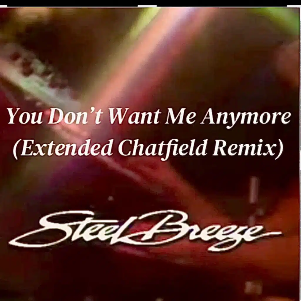 You Don't Want Me Anymore (Chatfield Extended Remix) [feat. David Chatfield]