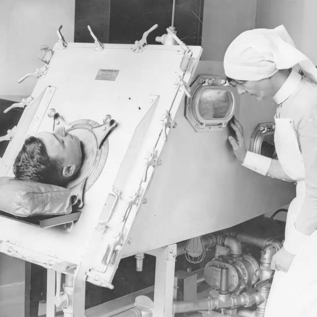 Die Eiserne Lunge - Künstliche Beatmung