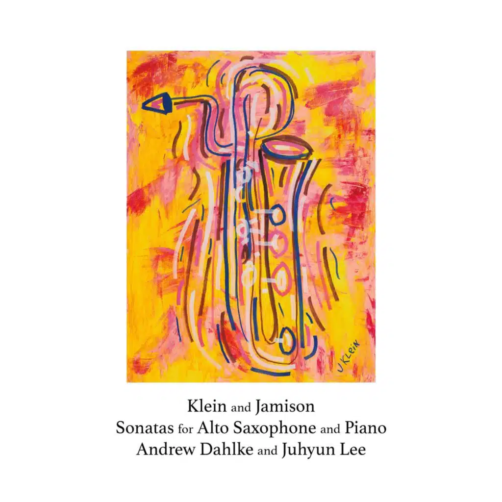Klein and Jamison Sonatas for Alto Saxophone and Piano