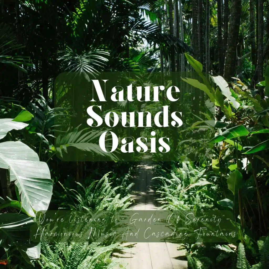 Enchanted Garden Ambiance With Fountain Sounds & Relaxing Music For Sleep, Meditation, Relaxation Or Focus | Nature Sounds, Sleep Sounds, Sleep Music,...