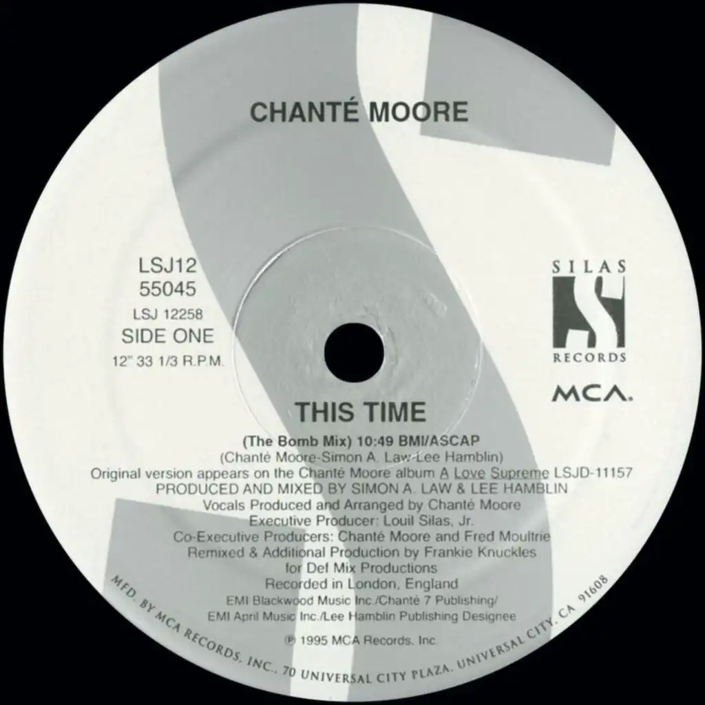 This Time (The Bomb Mix) [feat. Frankie Knuckles]