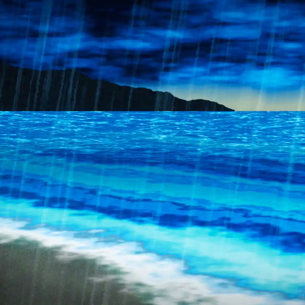 12 Hours Rain & Ocean Sounds | Sleep, Study or Relax with White Noise