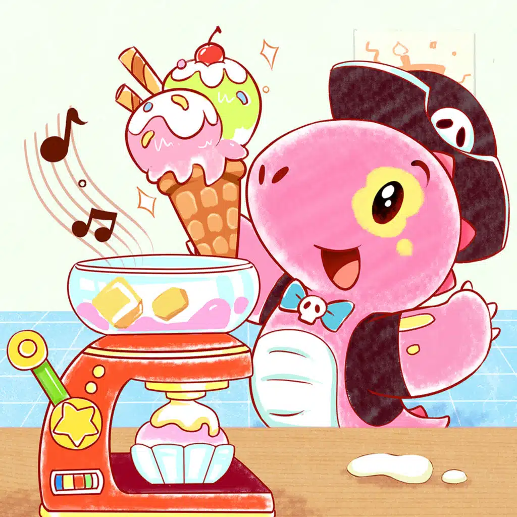 Spotty Dinosaur’s Cake Shop 14: The Magic Ice Cream Robot🍨
