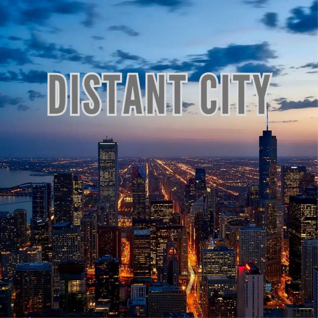 Distant city