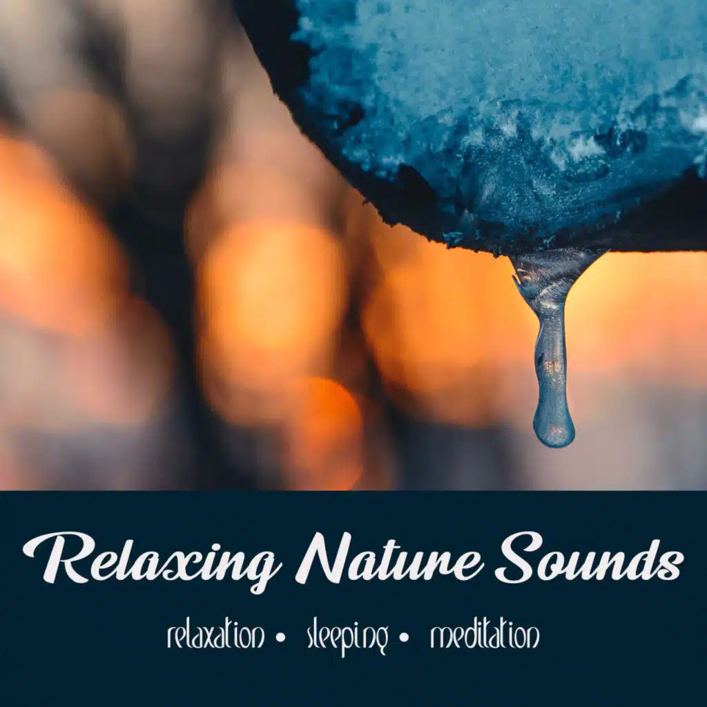 Glacier Cave With Stream | One Hour