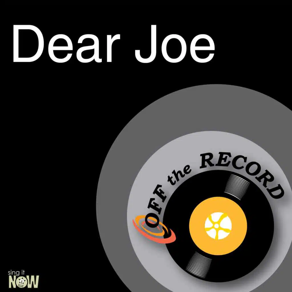 Dear Joe (made famous by Joe) [Karaoke Version]