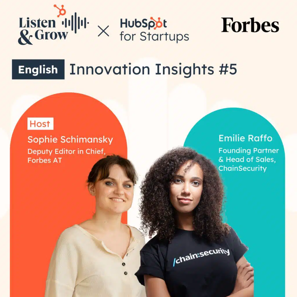 Innovation Insights #5 - with Sophie Schimansky & Emilie Raffo