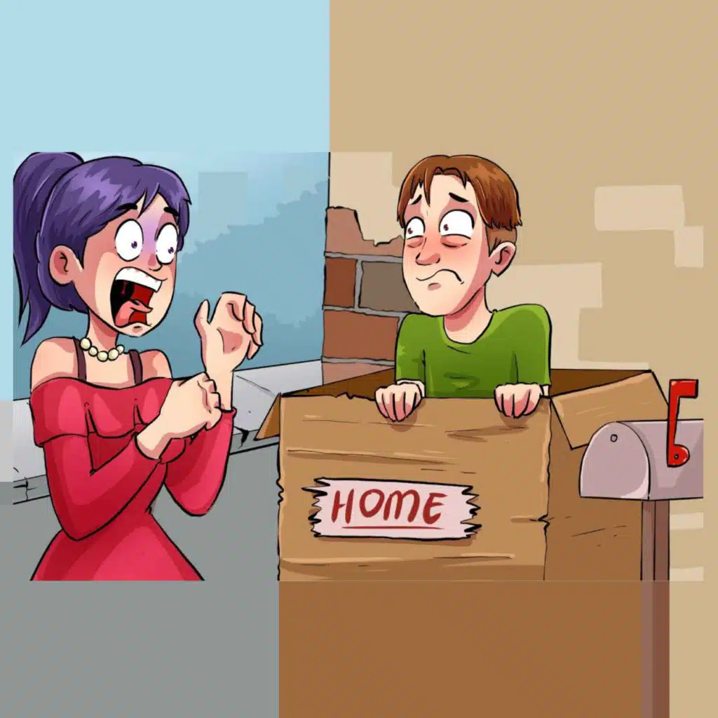 My Rich GF Found Out Where I Live