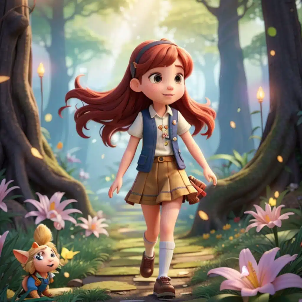 المغامرة السحرية لليلي والأشجار الناطقة