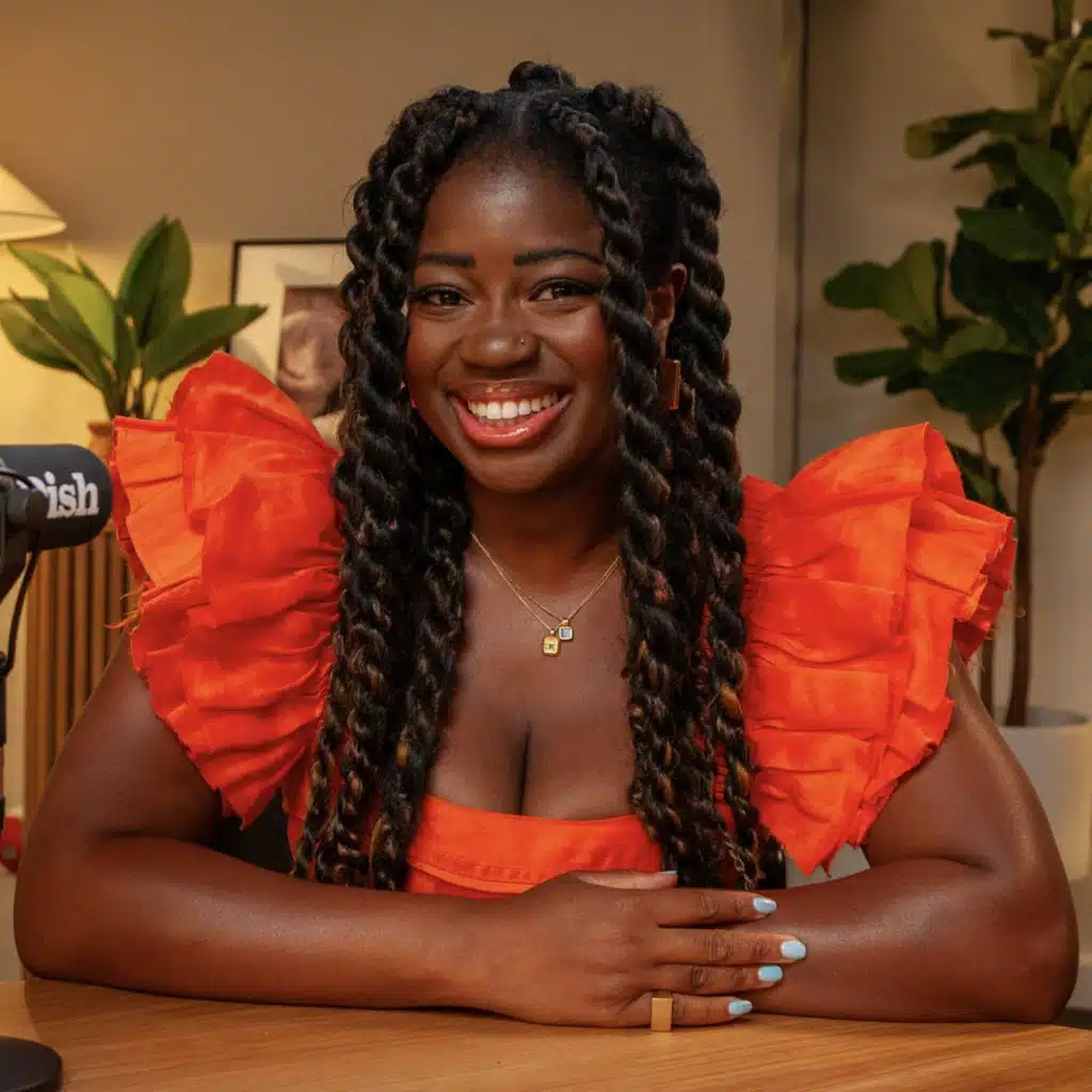 Clara Amfo, cherry & quinoa tabbouleh with goat's cheese and a cosmopolitan