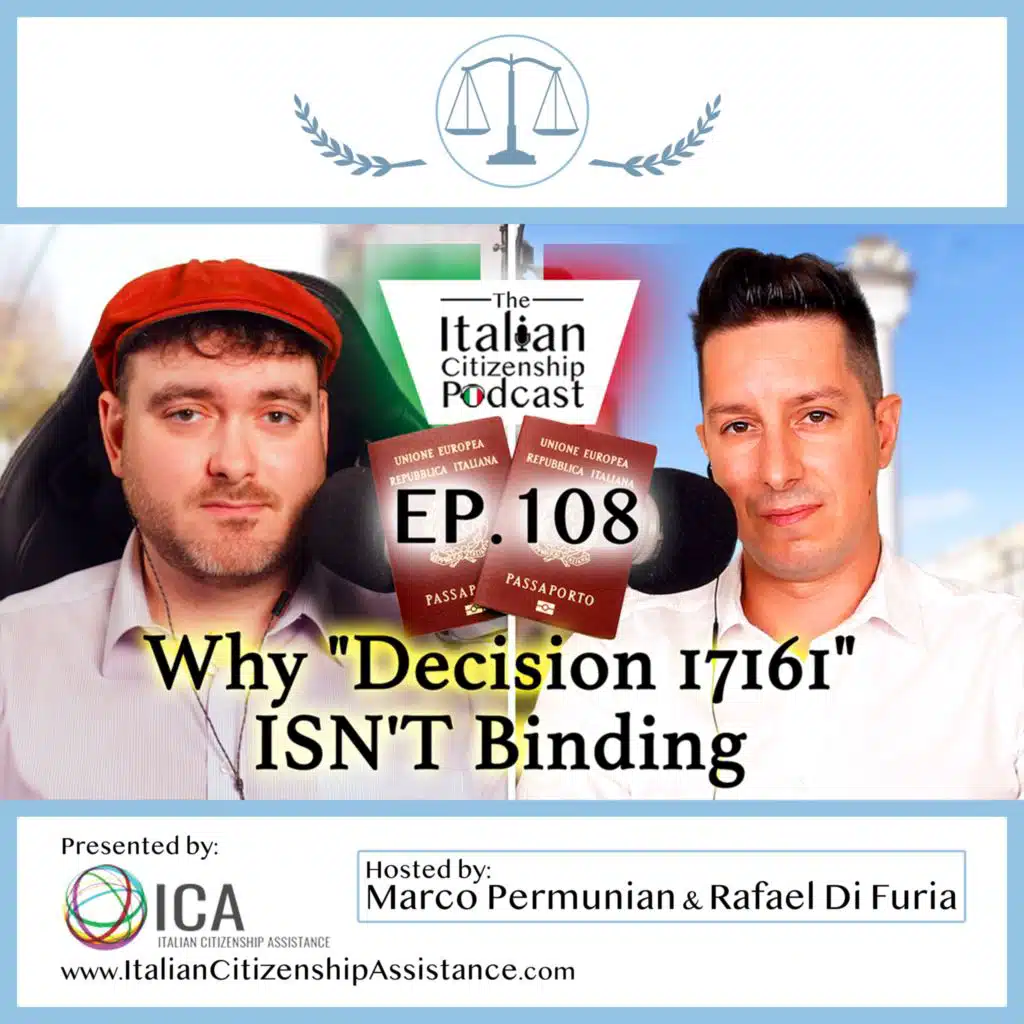 Why "Decision 17161" ISN'T Binding for Other 1948 Cases and Jure Sanguinis