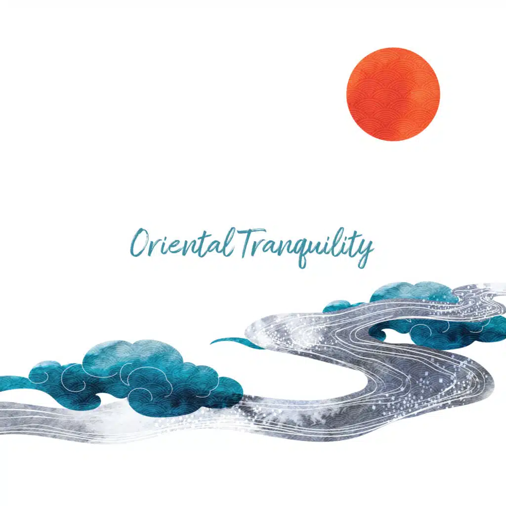 Oriental Tranquility: Green Water Oasis, Zen Sacred Temple