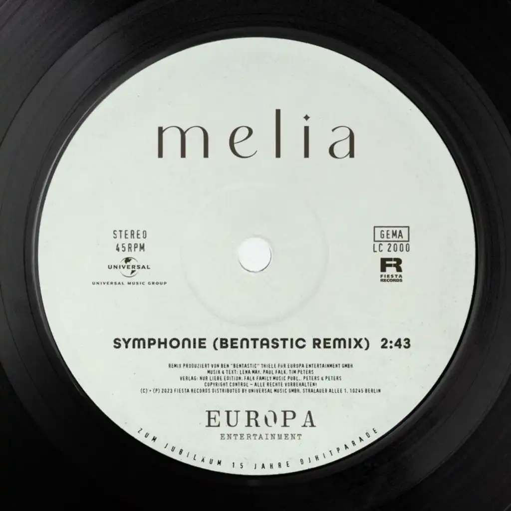 Symphonie (Bentastic Remix)