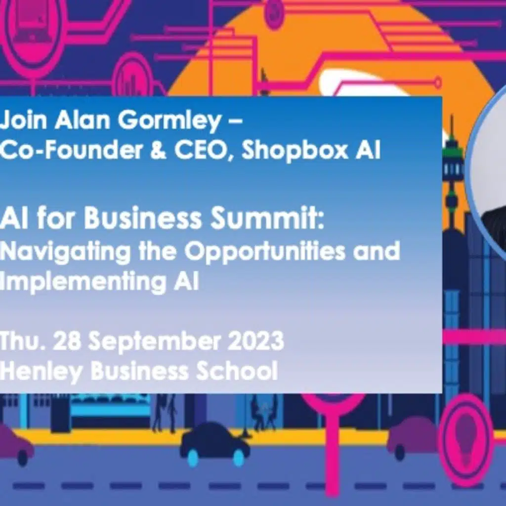 Episode 126: Alan Gormley Shopbox AI - Transformation of retail with AI