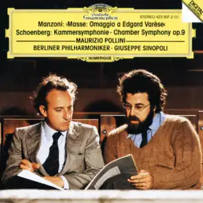 Manzoni: Masse: Omaggio a Edgard Varèse / Schoenberg: Kammersymphonie op.9