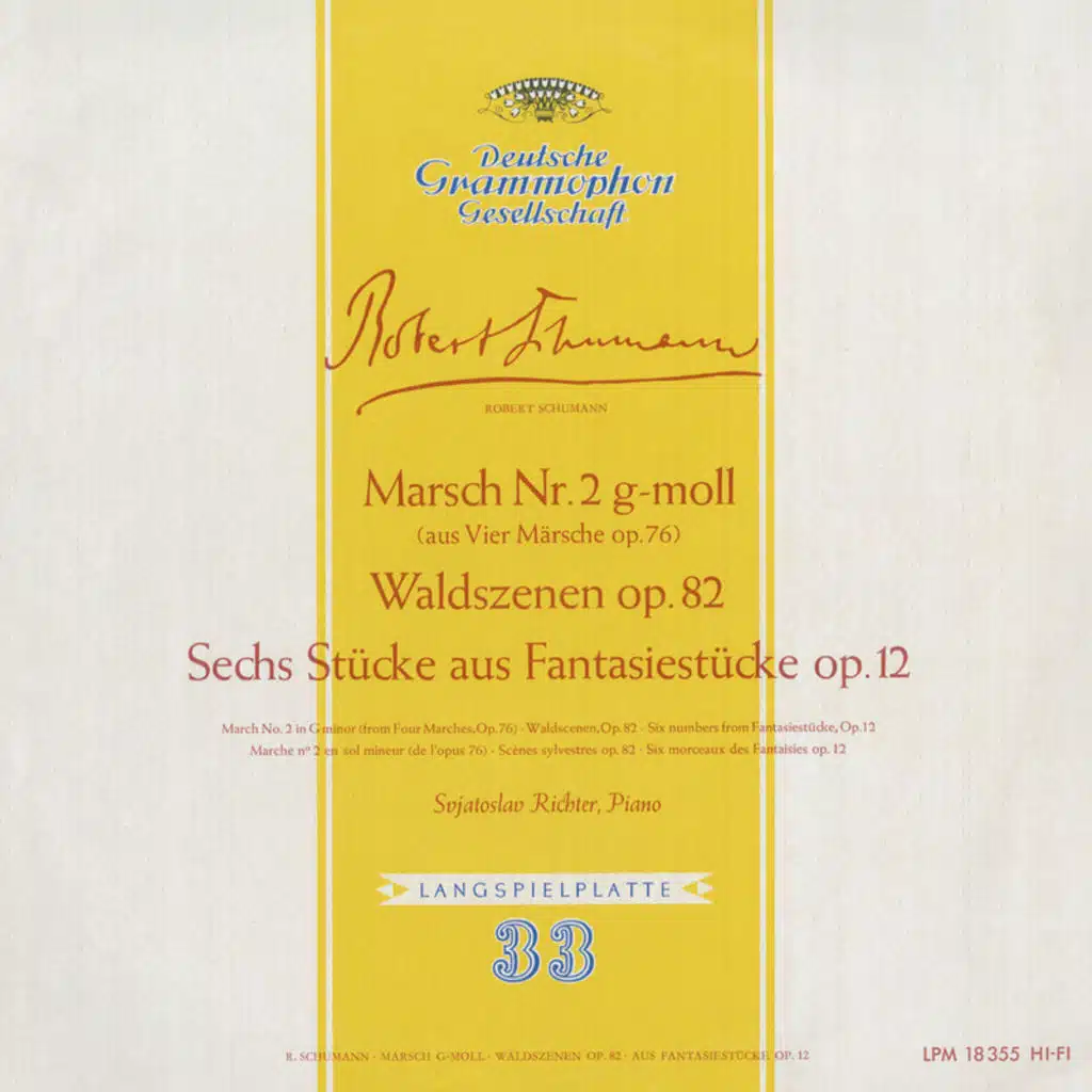 Schumann: Waldszenen, Op. 82: II. Jäger auf der Lauer