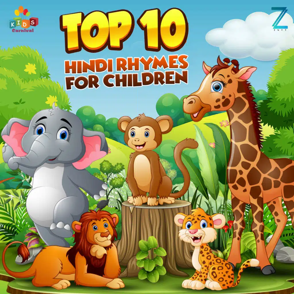 Top 10 Hindi Rhymes For Children (feat. Infobells)