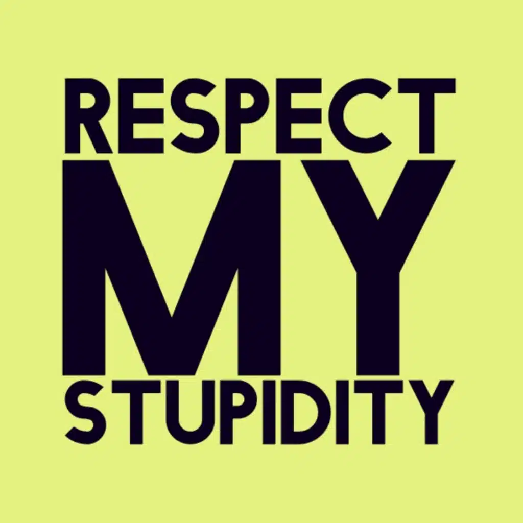 Respect My Stupidity