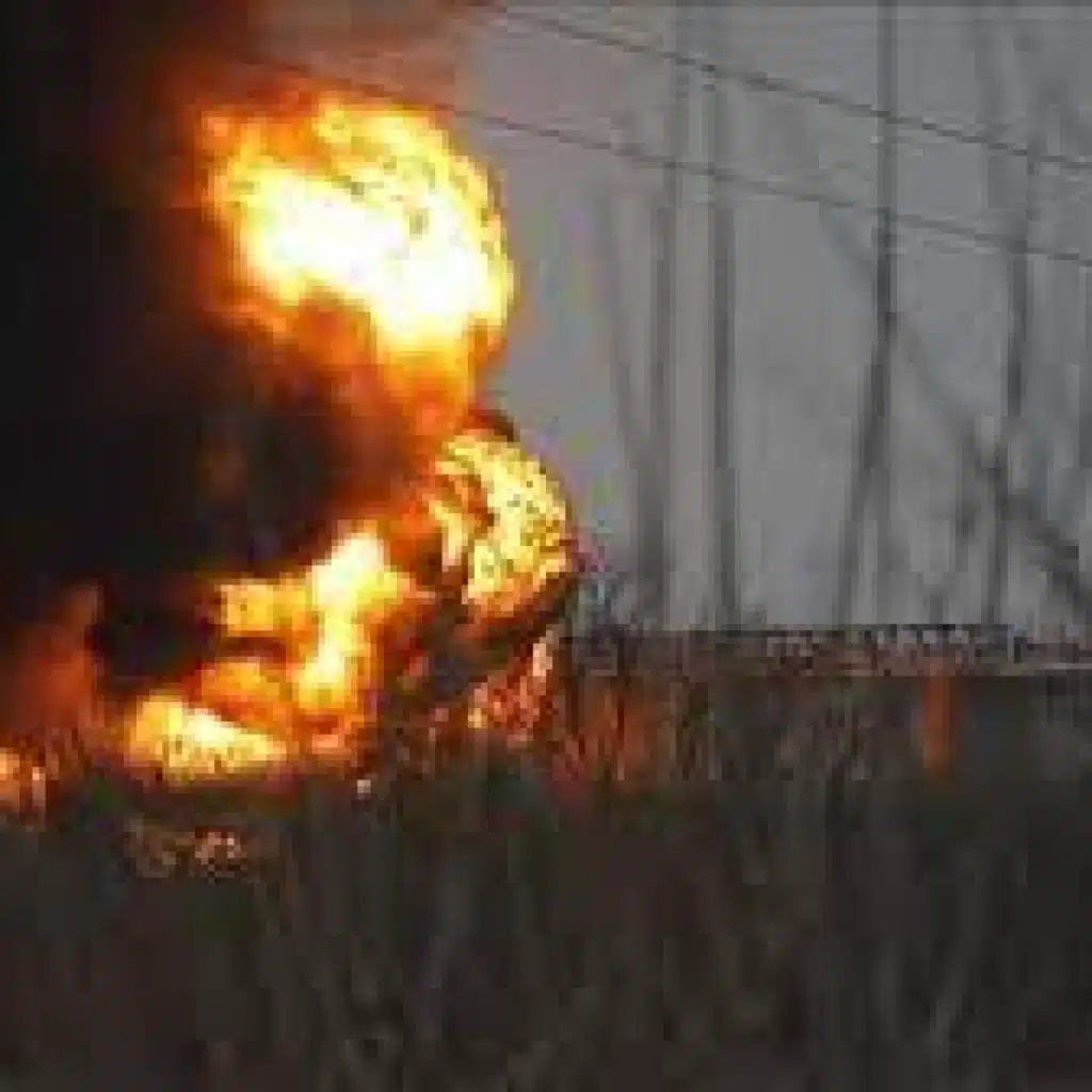 تدمير مستودع روسي للنفط