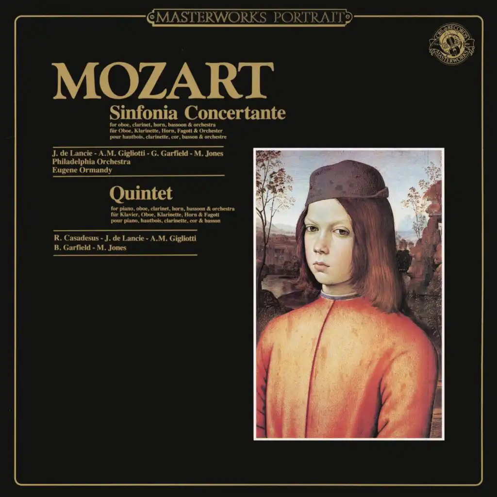 Mozart: Sinfonia concertante & Quintet in B-Flat Major