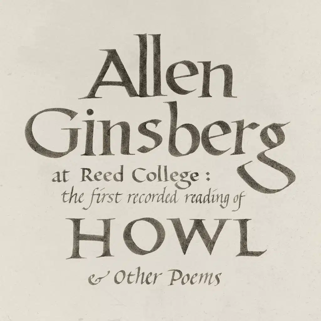 At Reed College: The First Recorded Reading of Howl & Other Poems