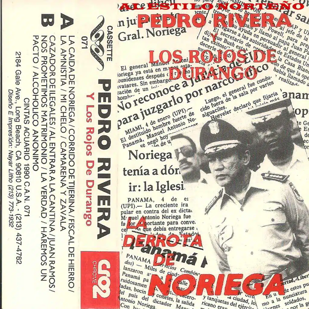 La Derrota de Noriega (feat. Los Rojos de Durango)
