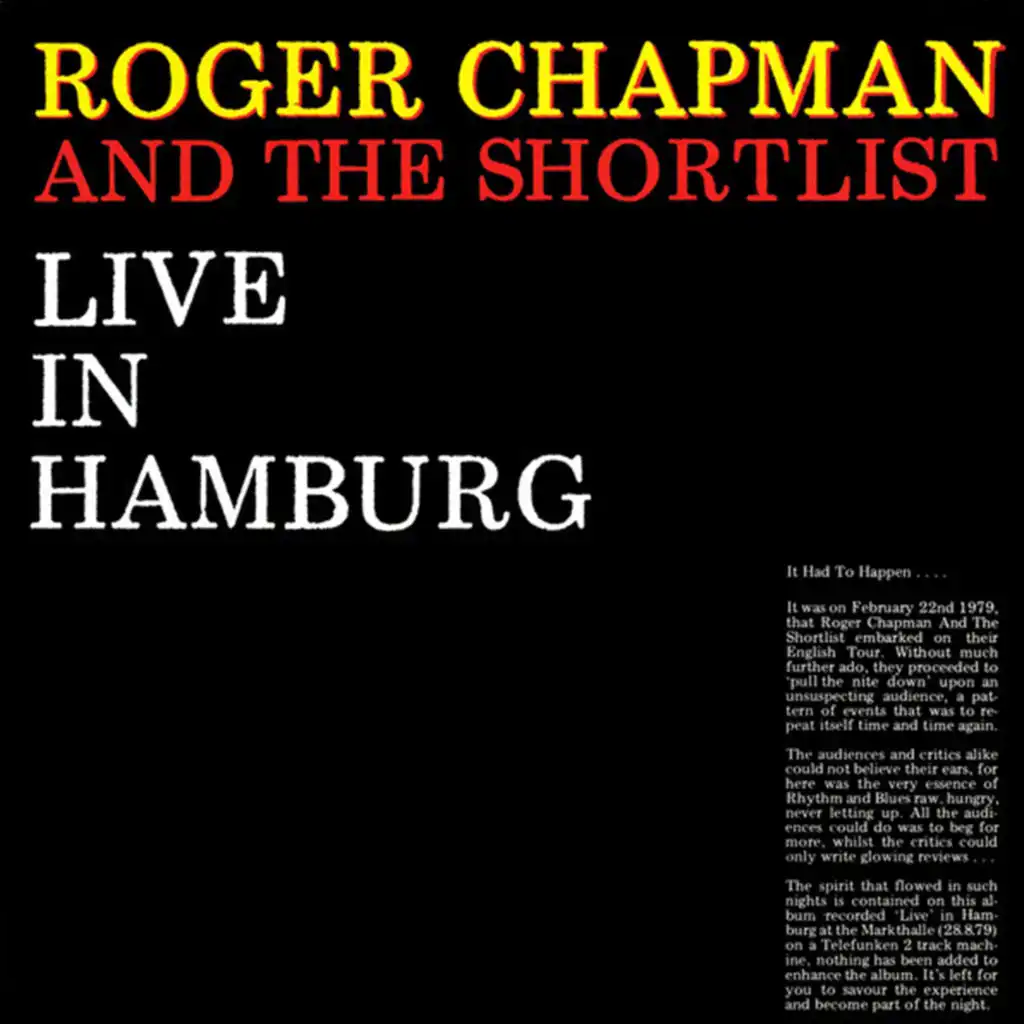 Who Pulled The Nite Down (Live, The Markthalle, Hamburg, 28 August 1979) [2022 Remaster]